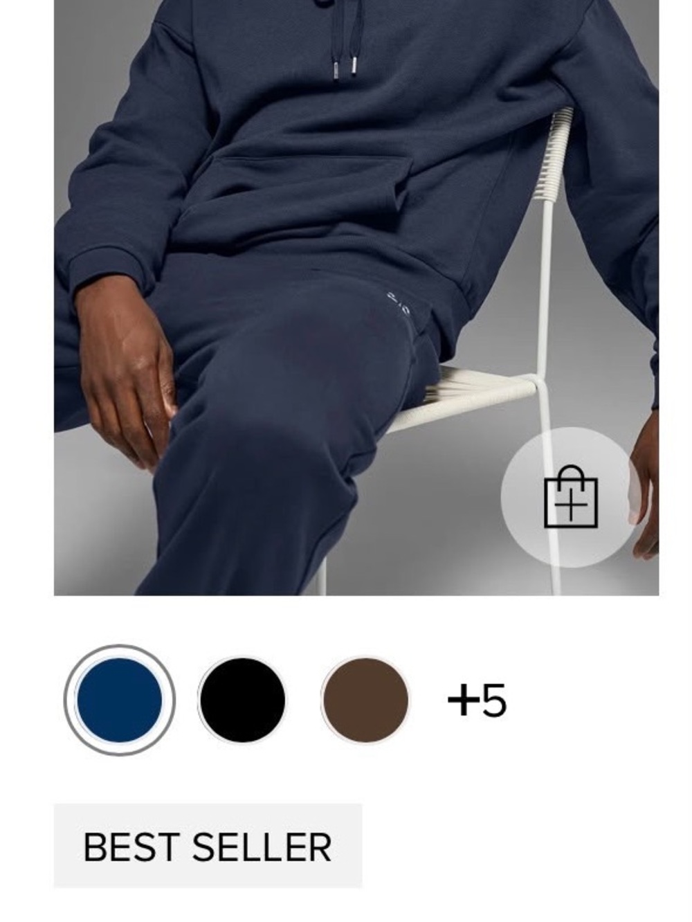 ALO Men’s Tracksuit Navy Blue. Hoodie and Sweatpants. Brand new with tags